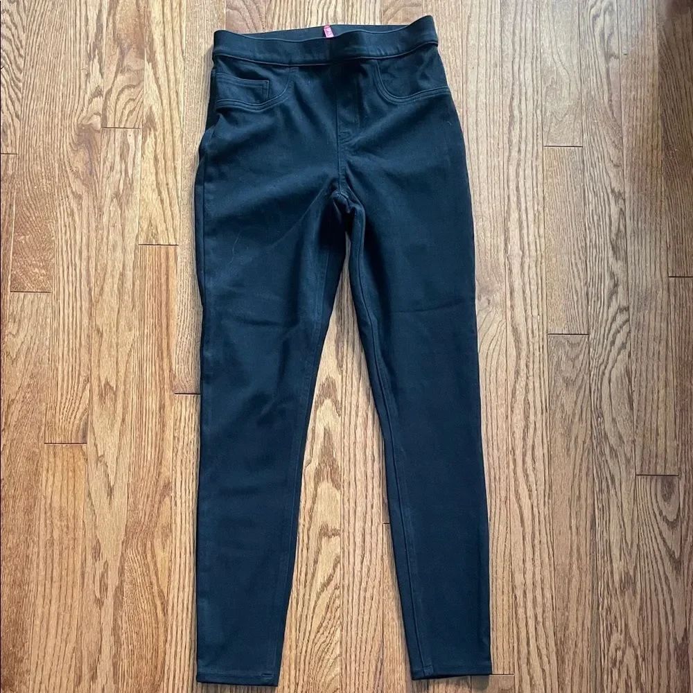 Spanx Black Jeanish Leggings Sz S